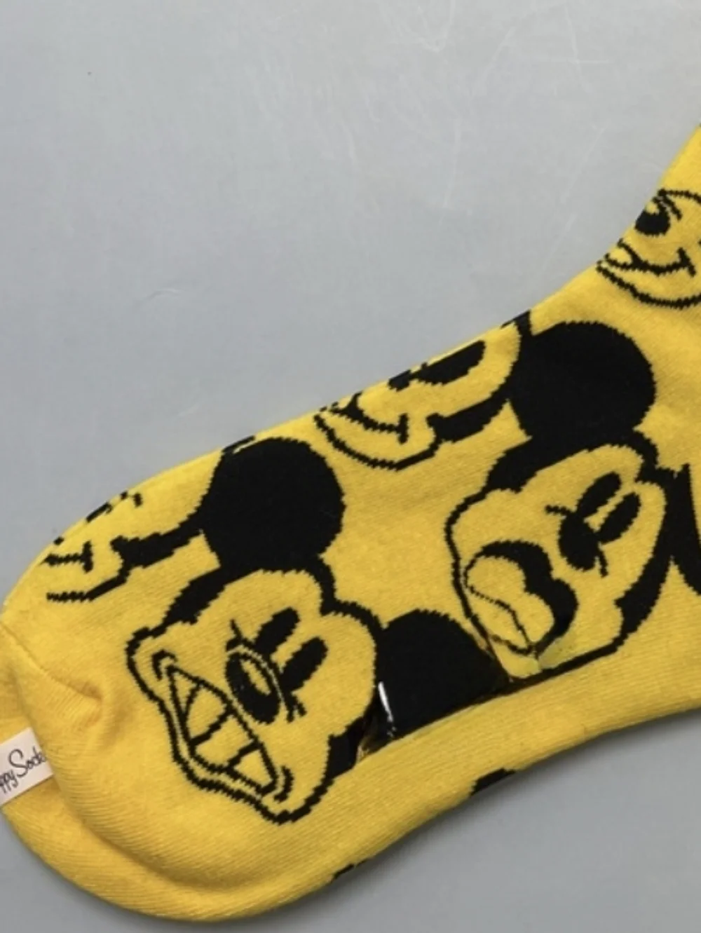 Disney Yellow Happy Socks Crew Socks